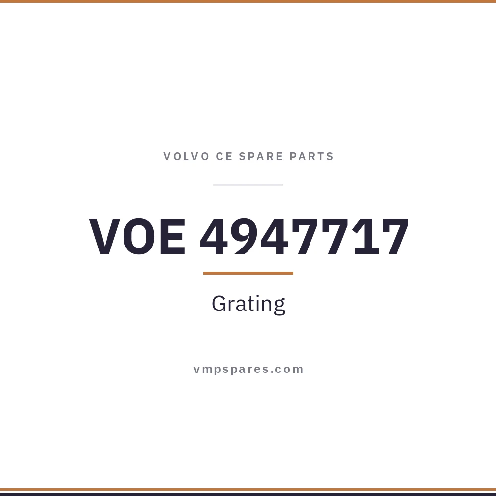 VOE 4947717 – Grating