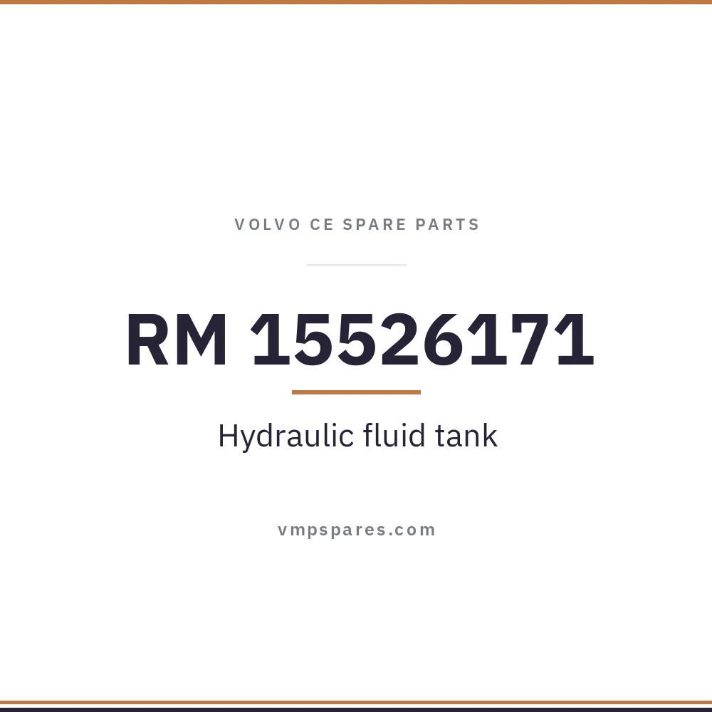 RM 15526171 – Hydraulic fluid tank