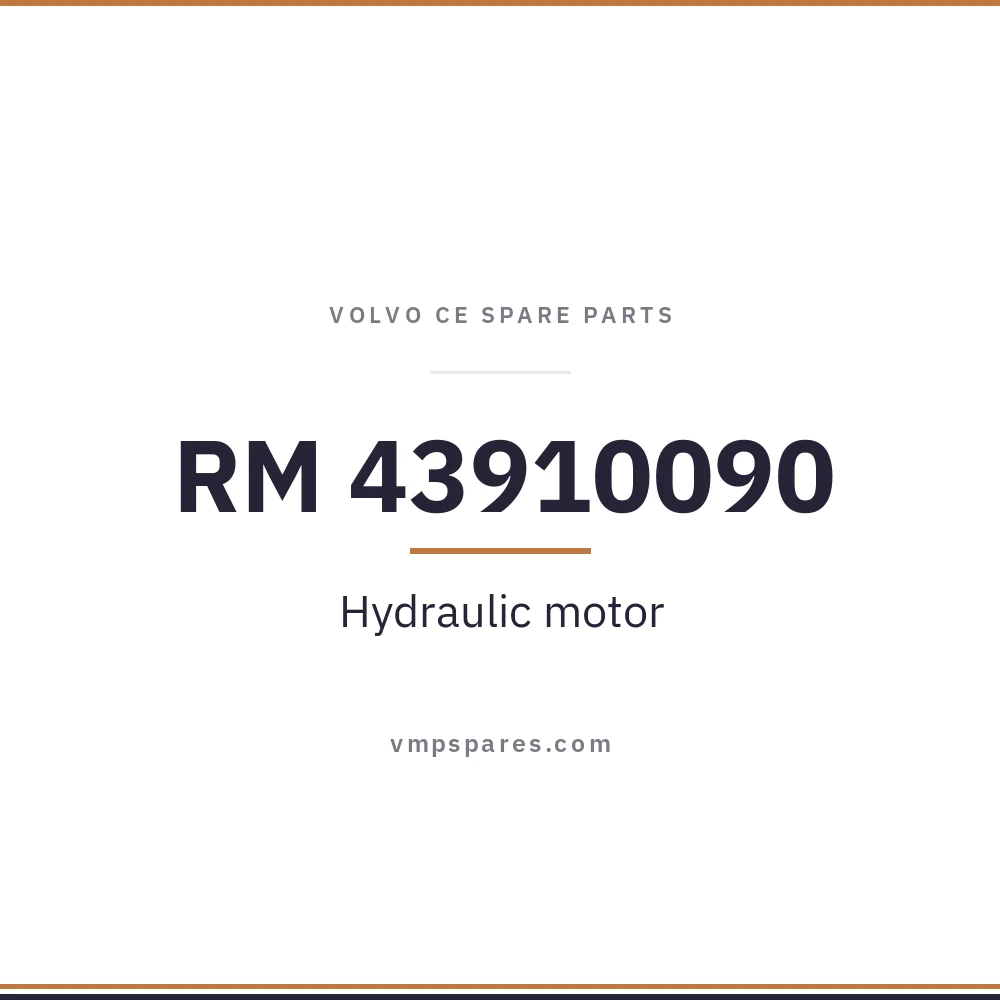 RM 43910090 – Hydraulic motor