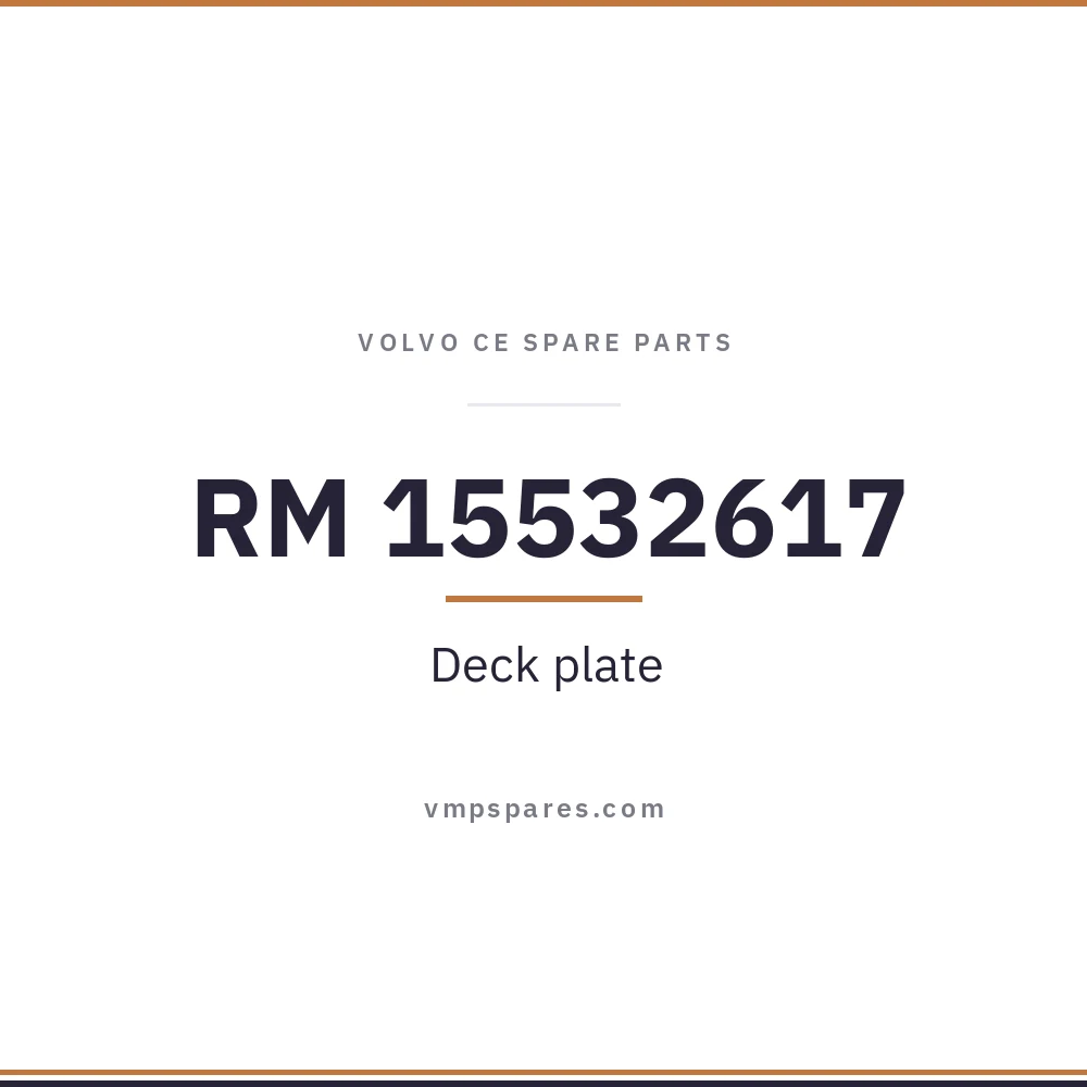 RM 15532617 – Deck plate