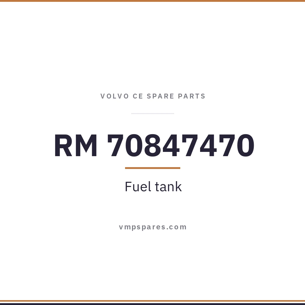 RM 70847470 – Fuel tank