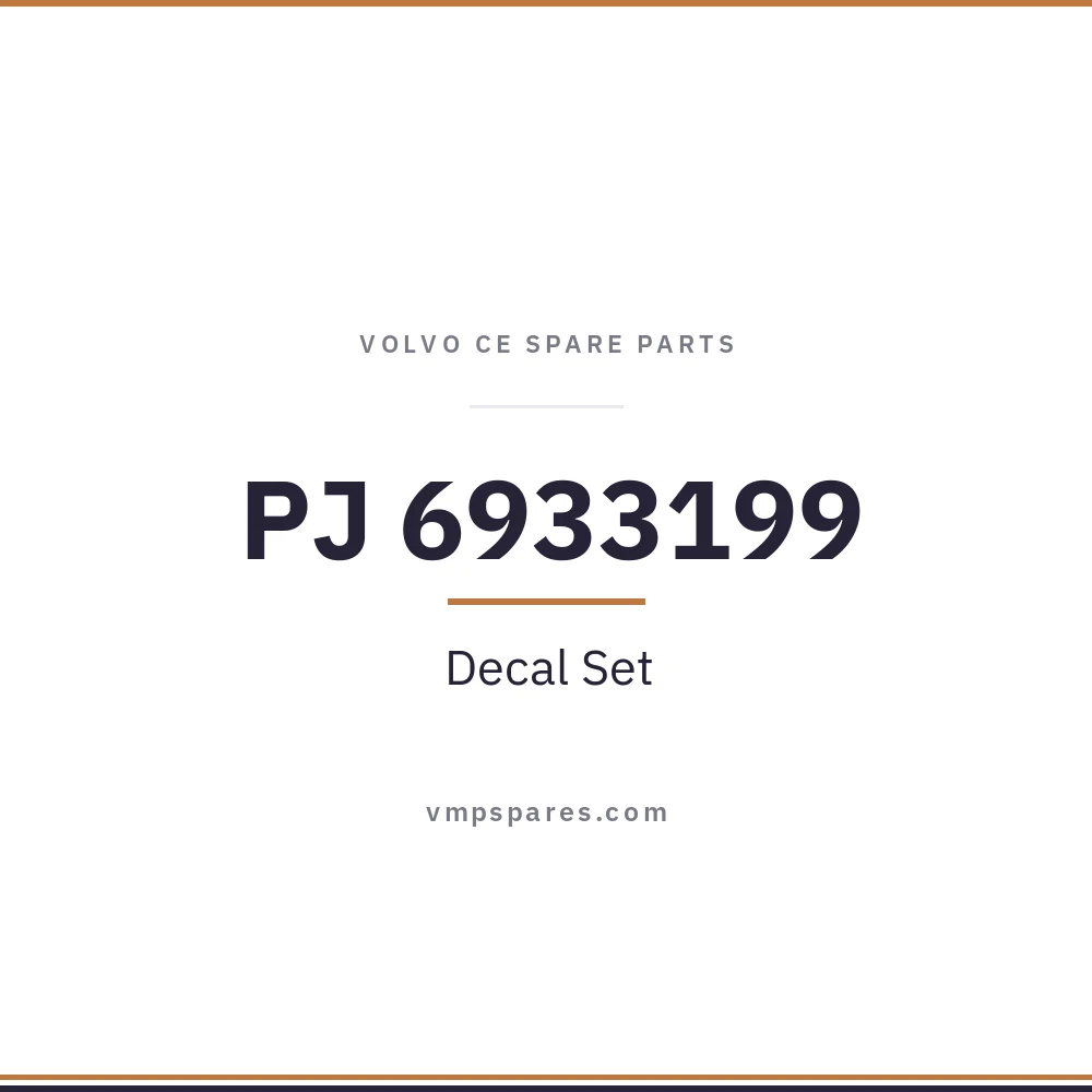 PJ 6933199 – Decal Set