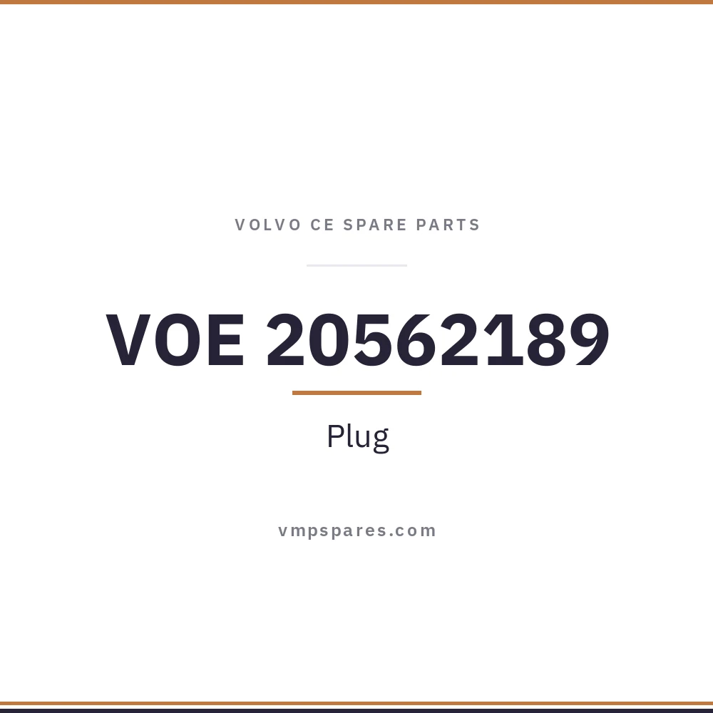 VOE 20562189 – Plug