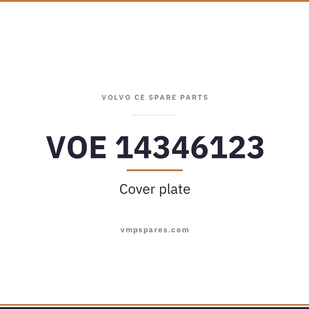 VOE 14346123 – Cover plate