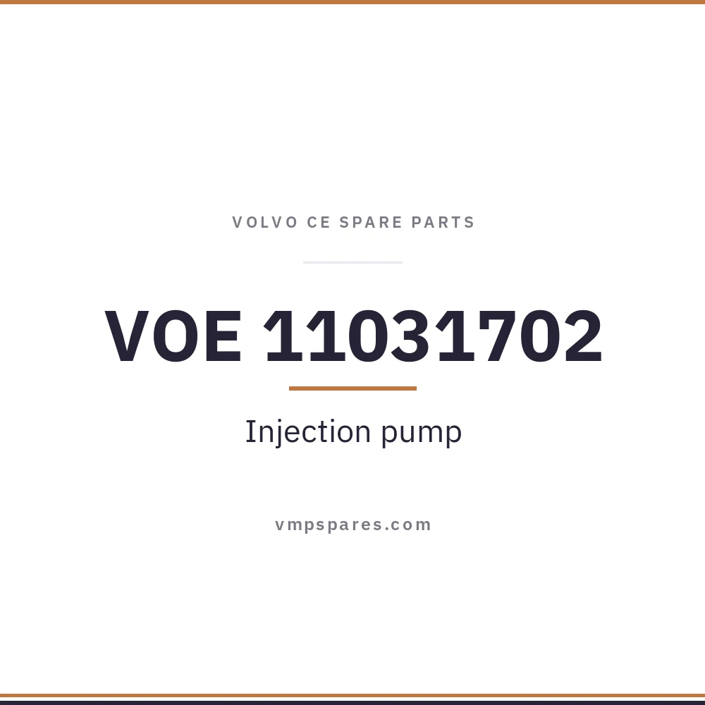 VOE 11031702 – Injection pump