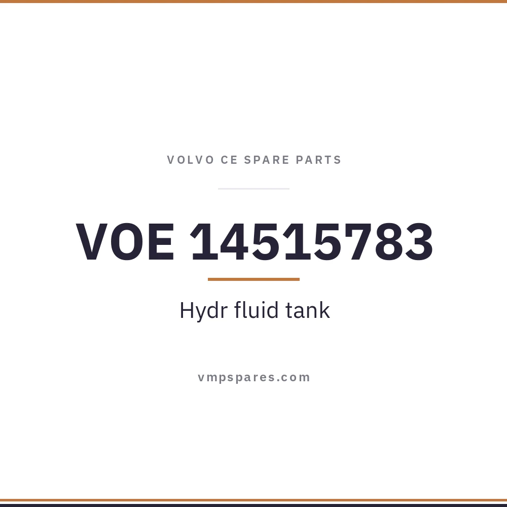 VOE 14515783 – Hydr fluid tank