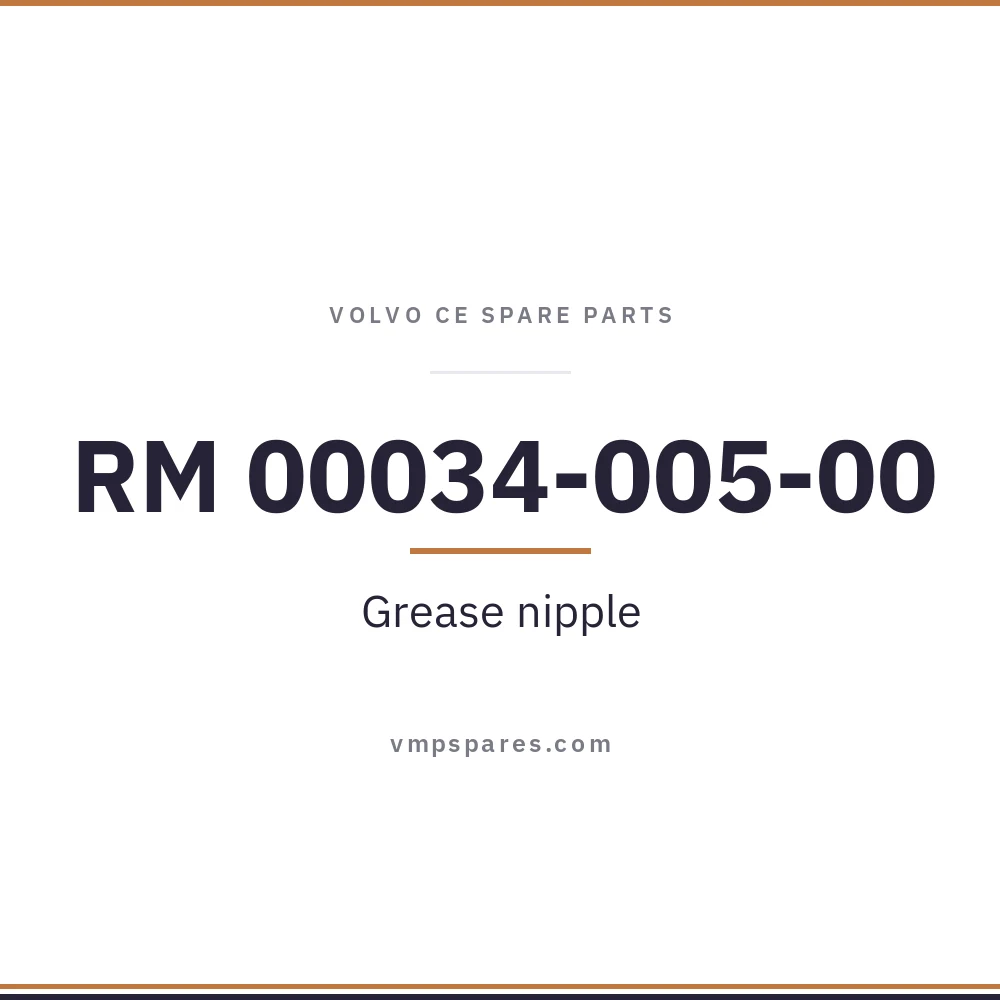 RM 00034-005-00 – Grease nipple