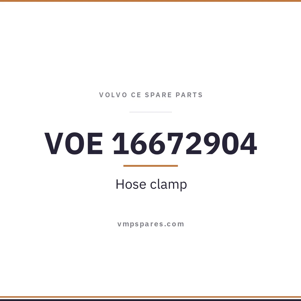 VOE 16672904 – Hose clamp