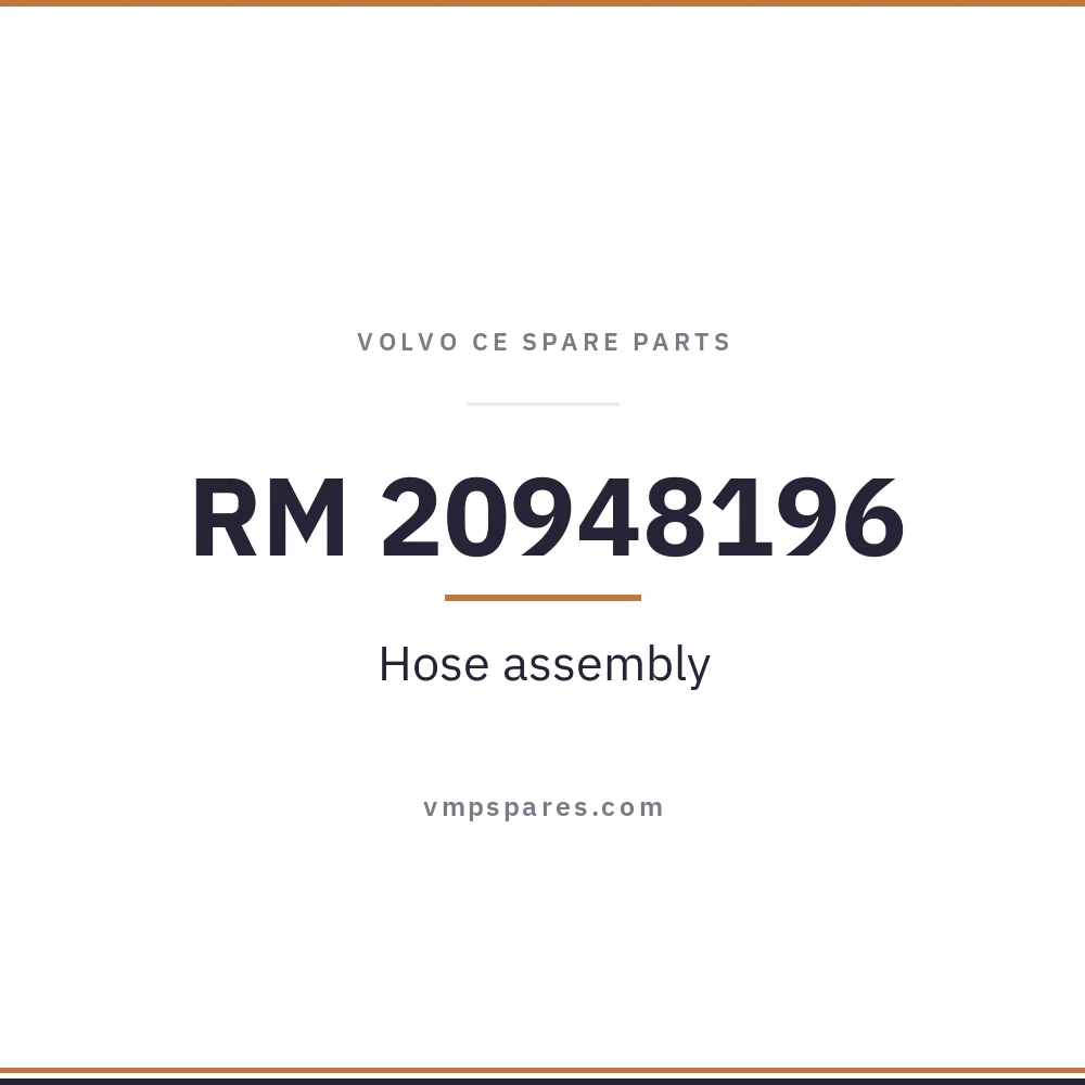 RM 20948196 – Hose assembly