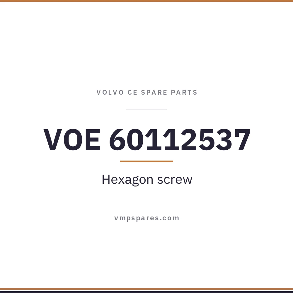 VOE 60112537 – Hexagon screw