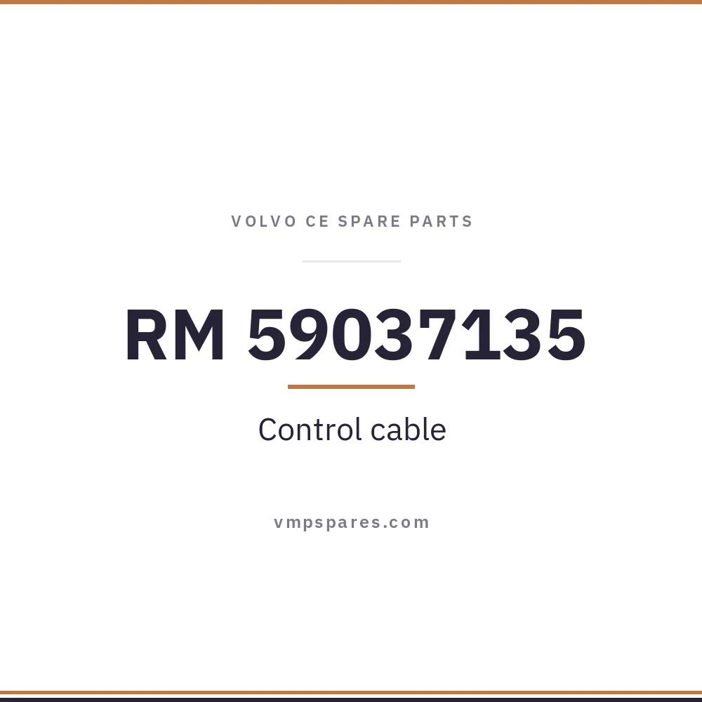 RM 59037135 – Control cable