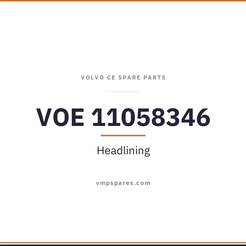 VOE 11058346 – Headlining
