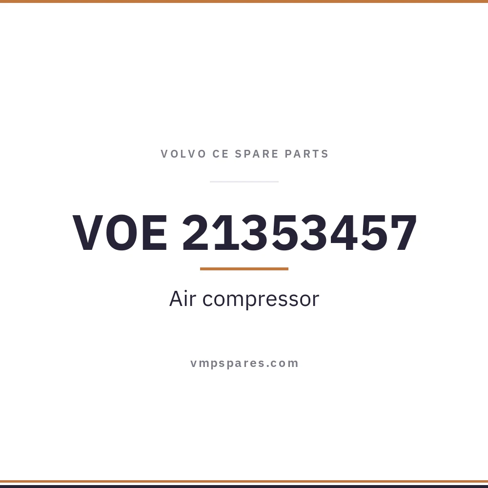 VOE 21353457 – Air compressor