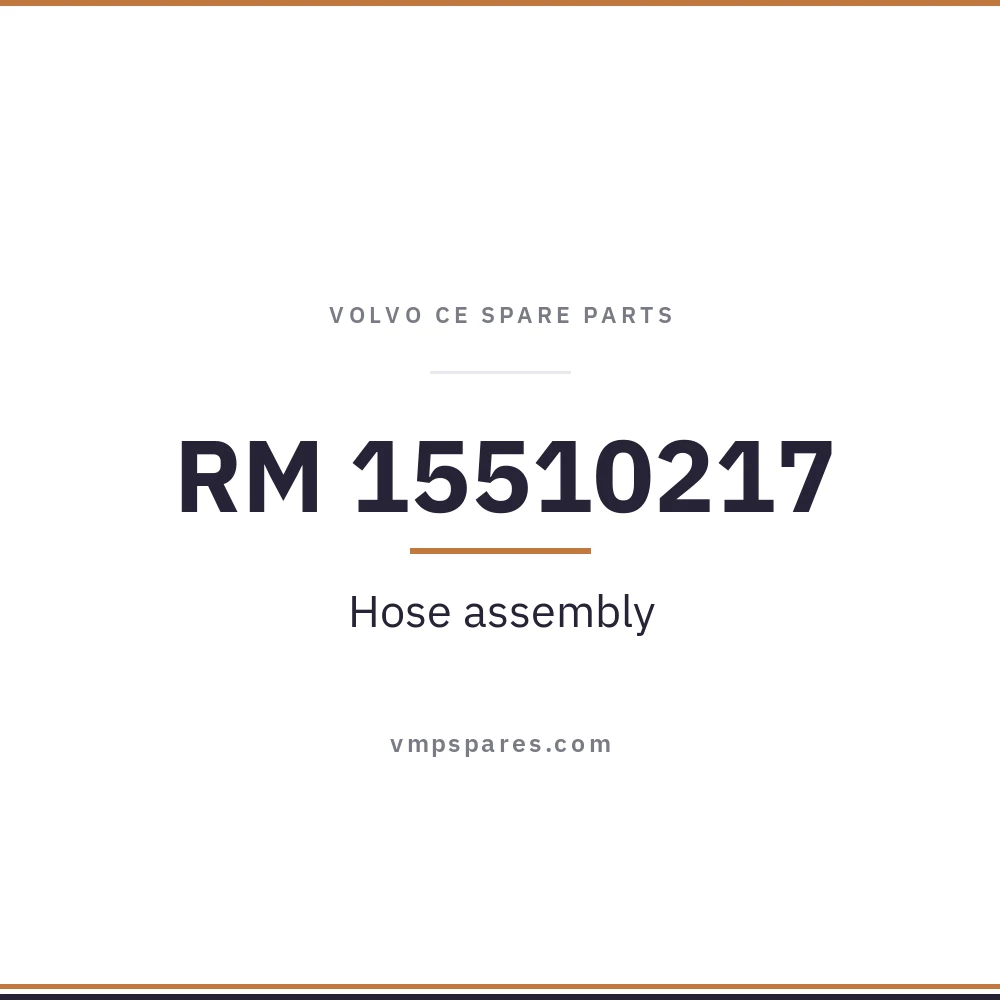 RM 15510217 – Hose assembly