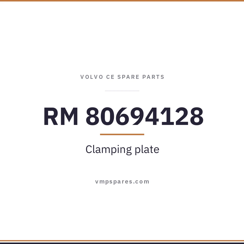 RM 80694128 – Clamping plate