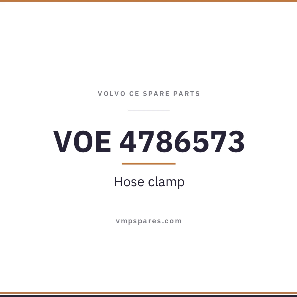VOE 4786573 – Hose clamp