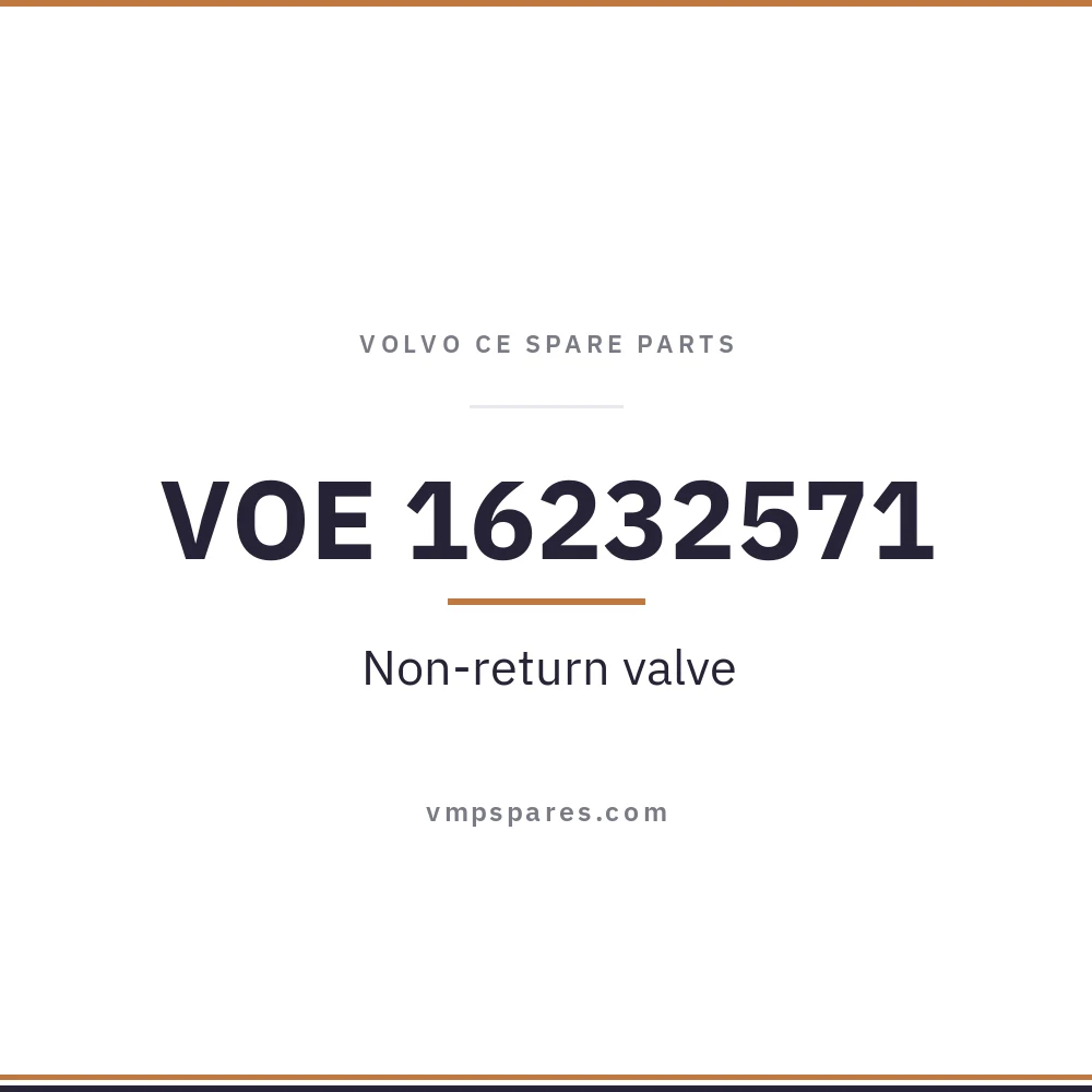 VOE 16232571 – Non-return valve