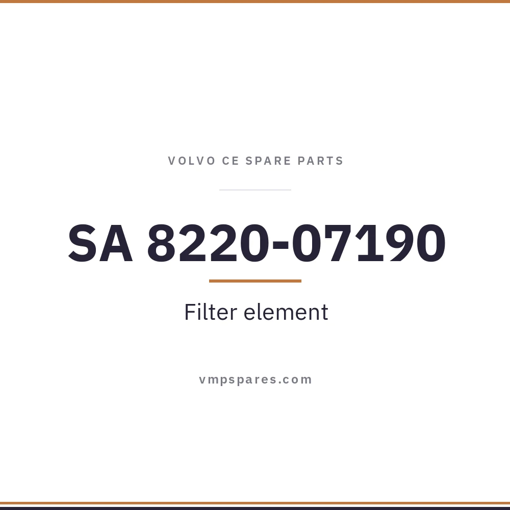 SA 8220-07190 – Filter element