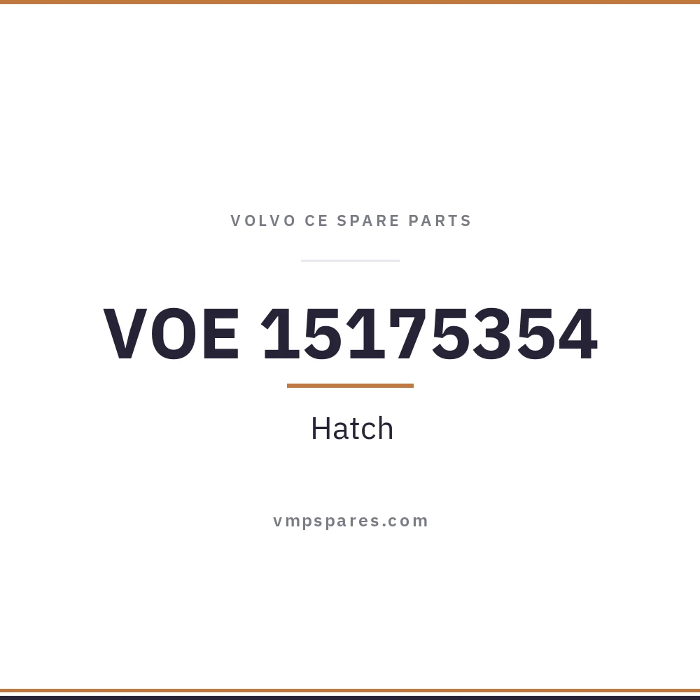 VOE 15175354 – Hatch