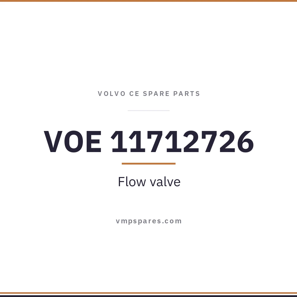 VOE 11712726 – Flow valve