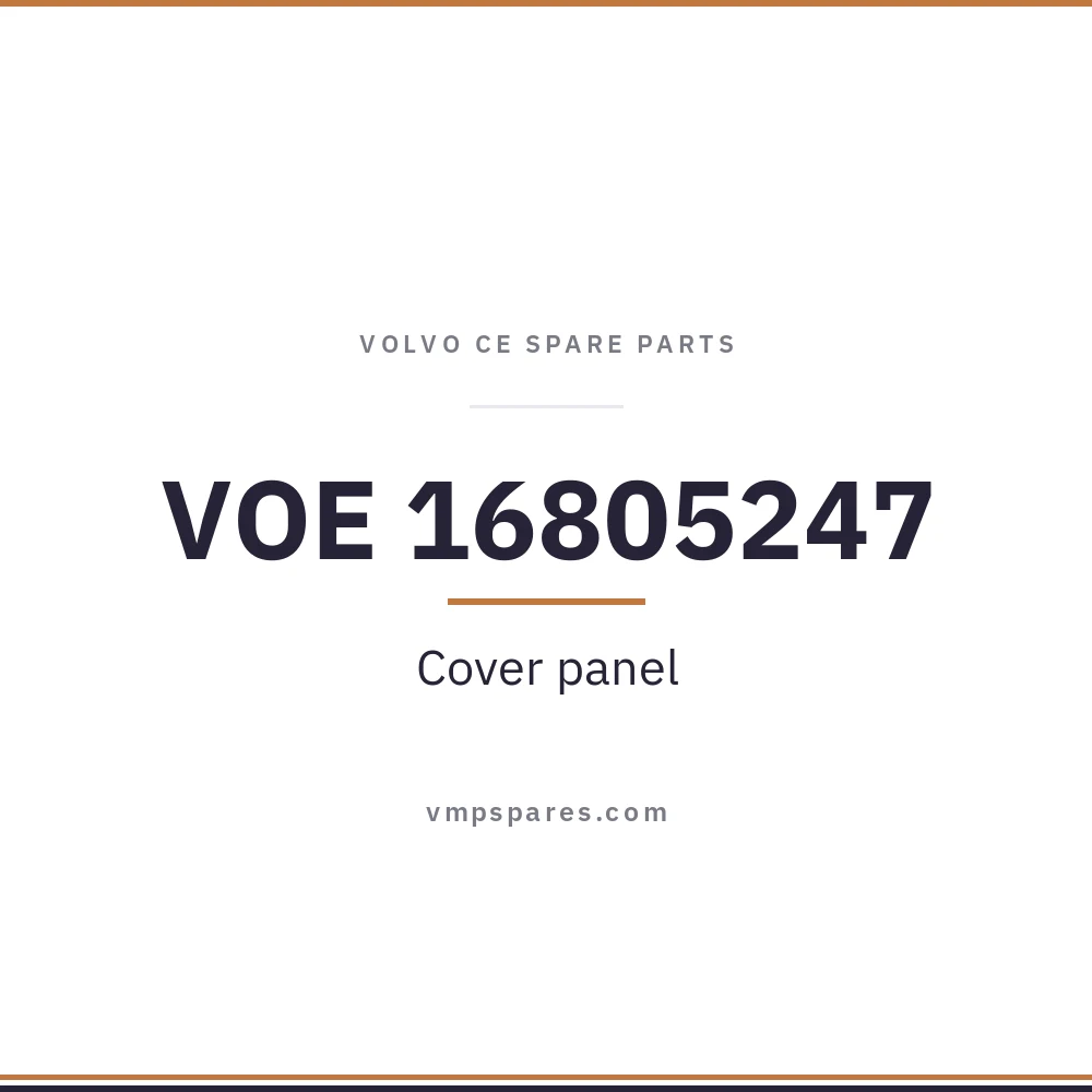 VOE 16805247 – Cover panel