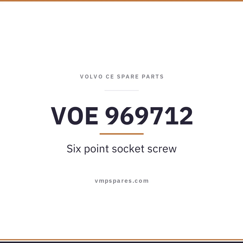 VOE 969712 – Six point socket screw