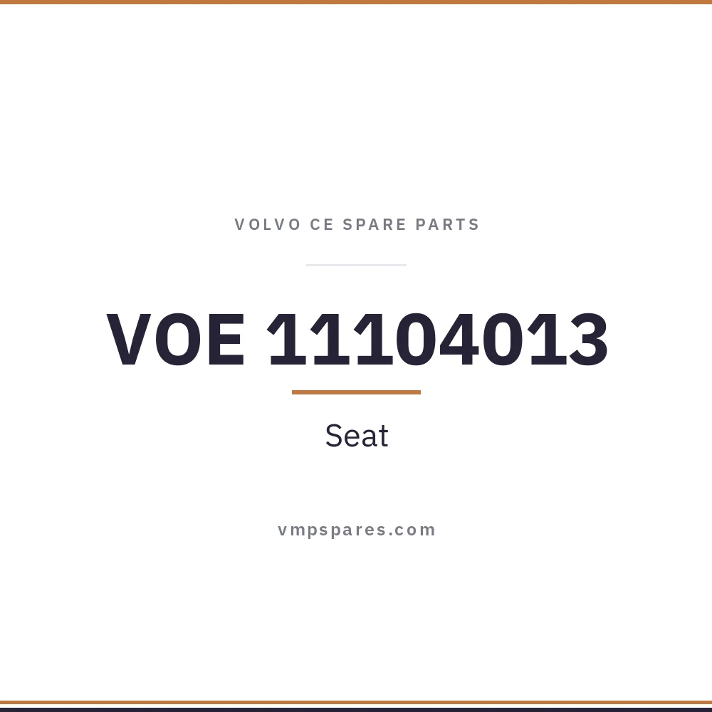 VOE 11104013 – Seat