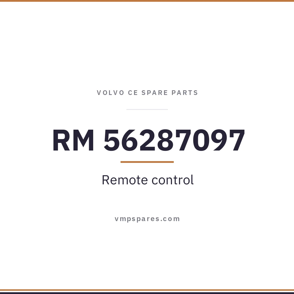 RM 56287097 – Remote control