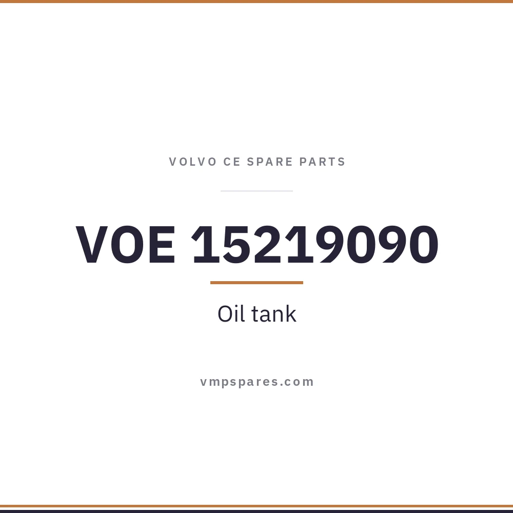 VOE 15219090 – Oil tank