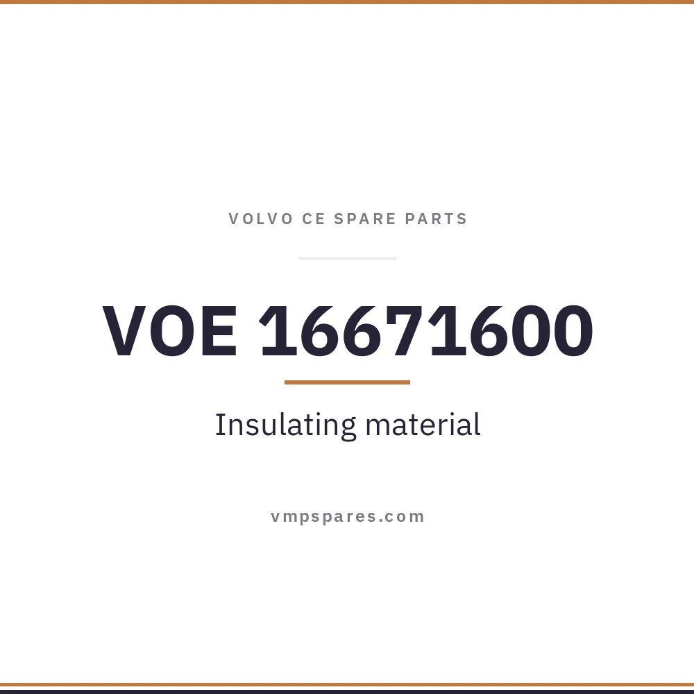 VOE 16671600 – Insulating material