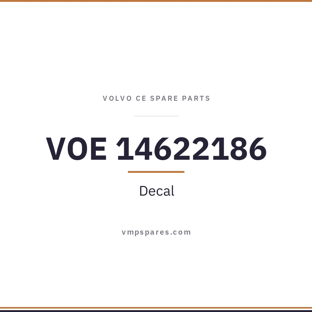 VOE 14622186 – Decal