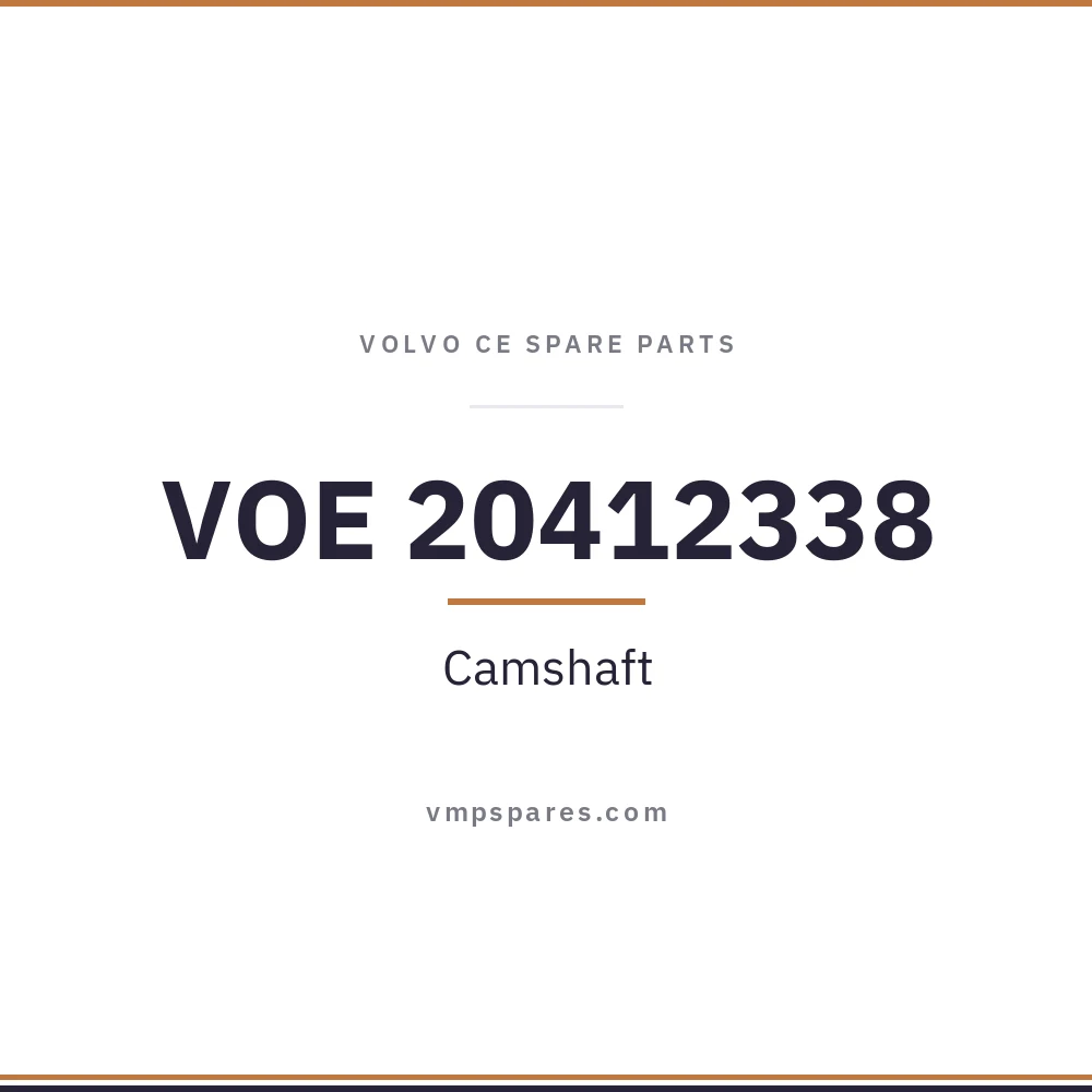 VOE 20412338 – Camshaft