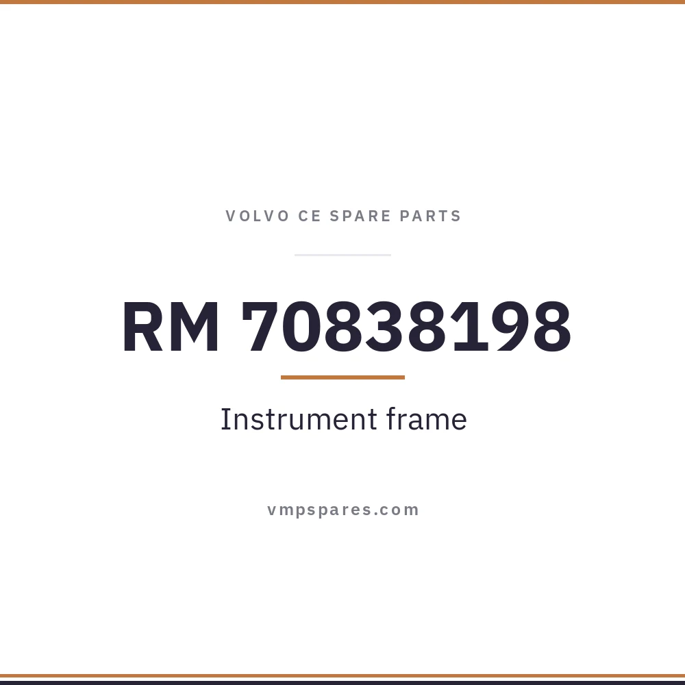 RM 70838198 – Instrument frame