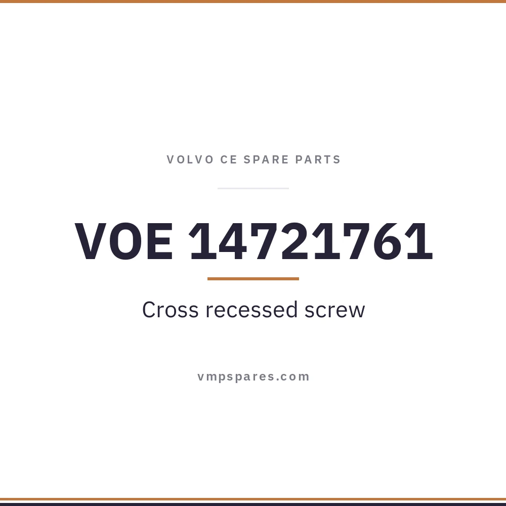 VOE 14721761 – Cross recessed screw