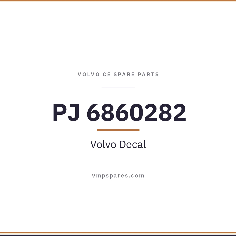 PJ 6860282 – Volvo Decal