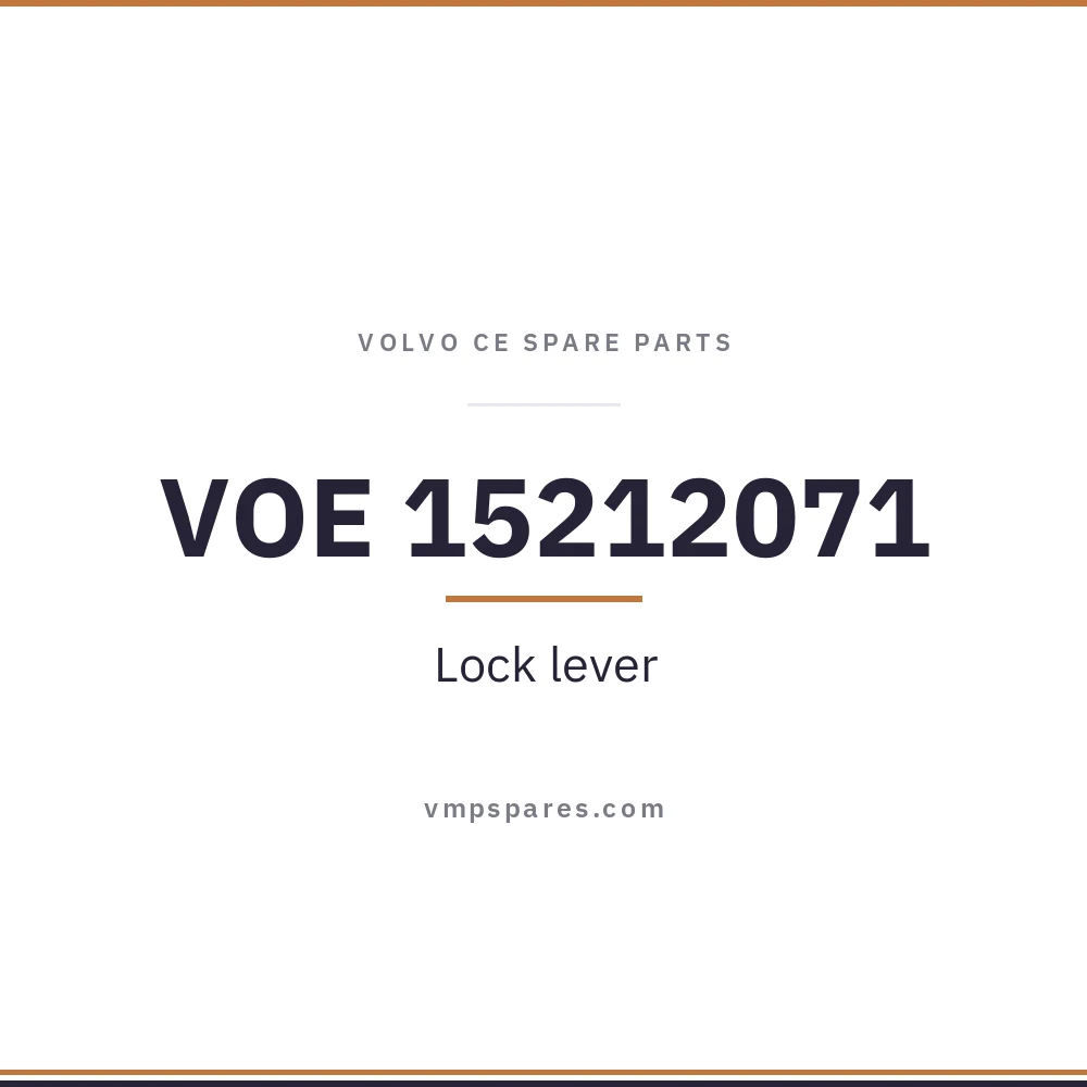 VOE 15212071 – Lock lever