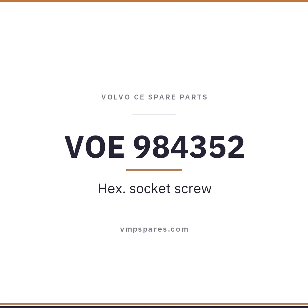 VOE 984352 – Hex. socket screw