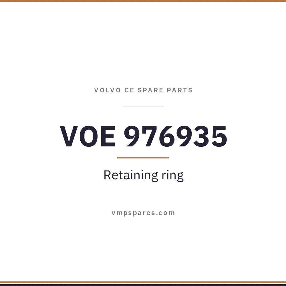 VOE 976935 – Retaining ring