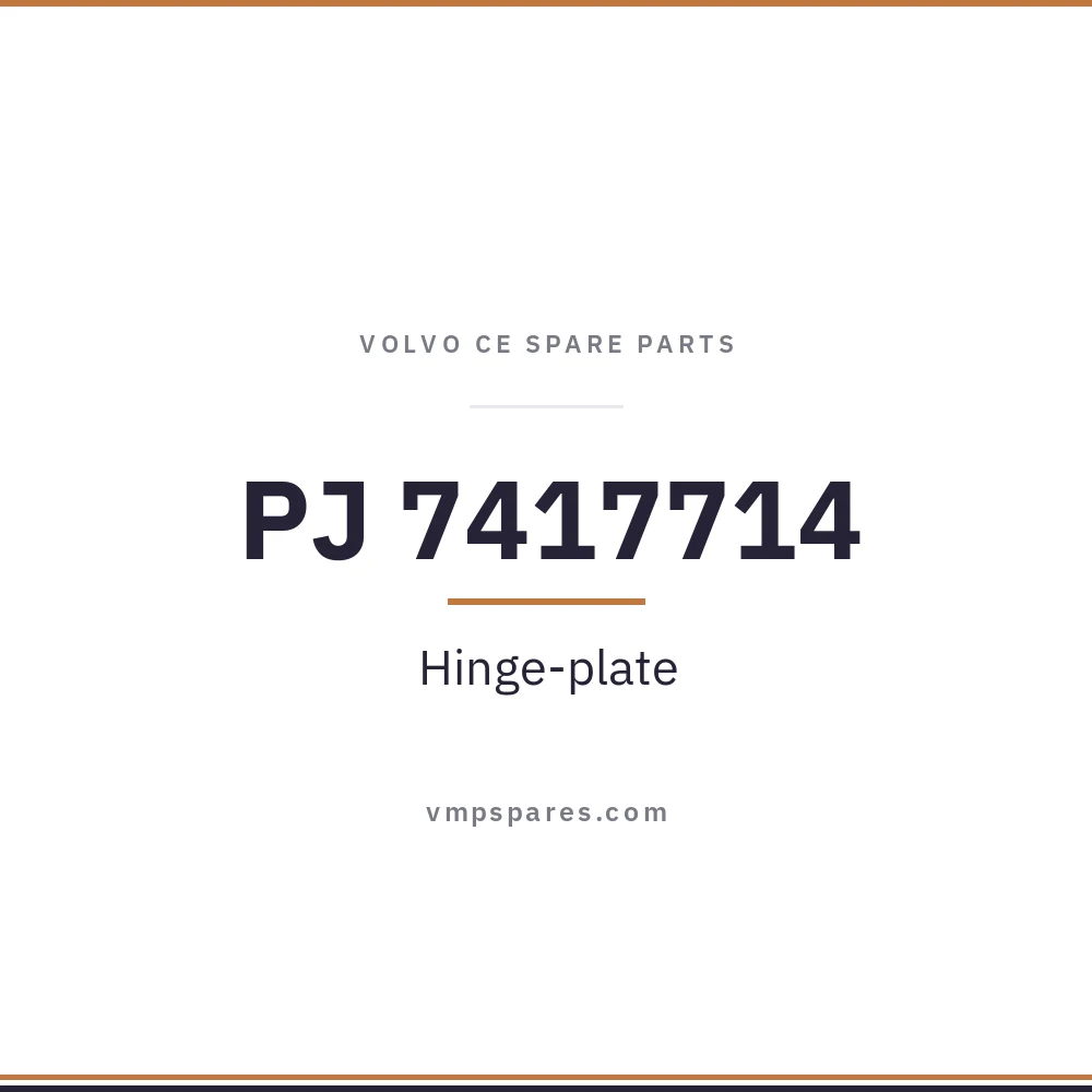 PJ 7417714 – Hinge-plate