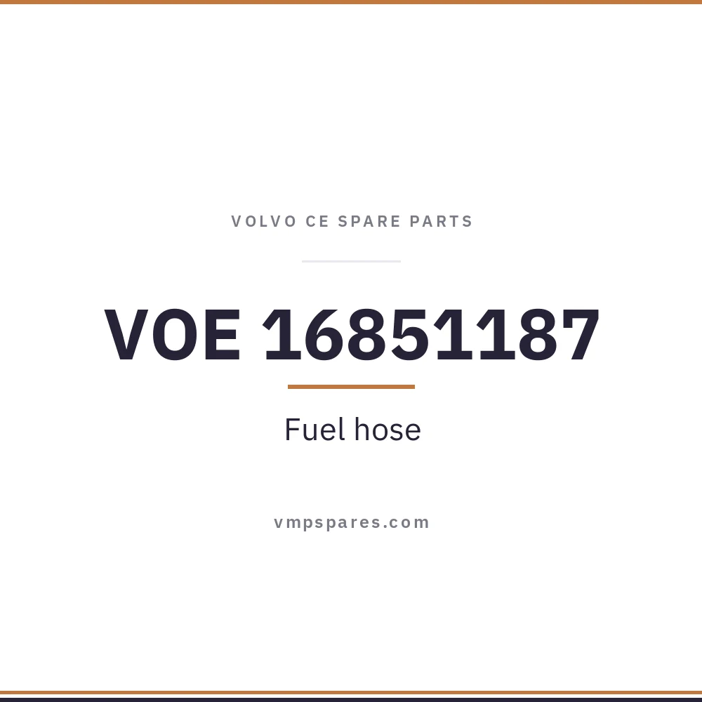 VOE 16851187 – Fuel hose