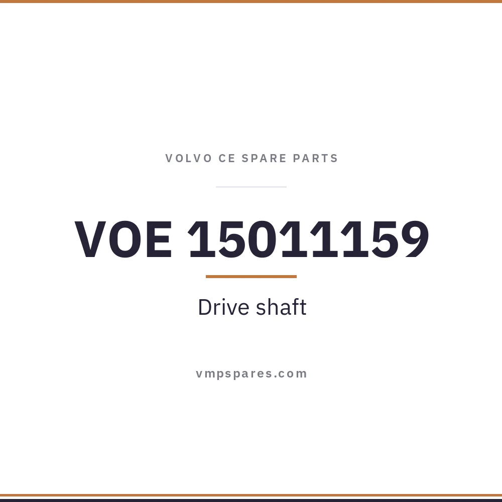 VOE 15011159 – Drive shaft