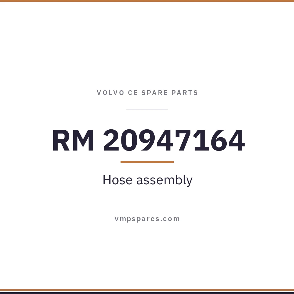 RM 20947164 – Hose assembly