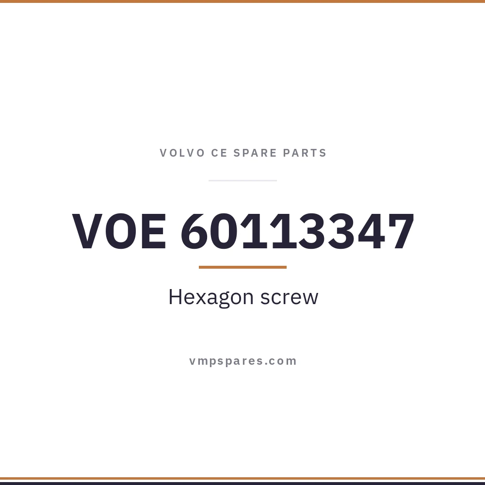 VOE 60113347 – Hexagon screw