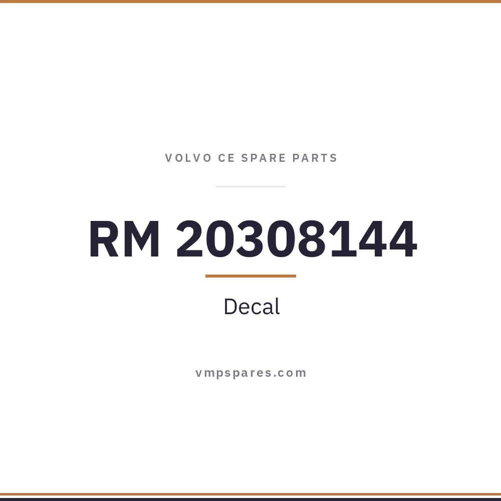 RM 20308144 – Decal