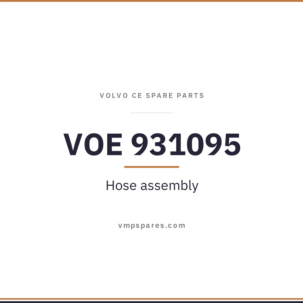 VOE 931095 – Hose assembly