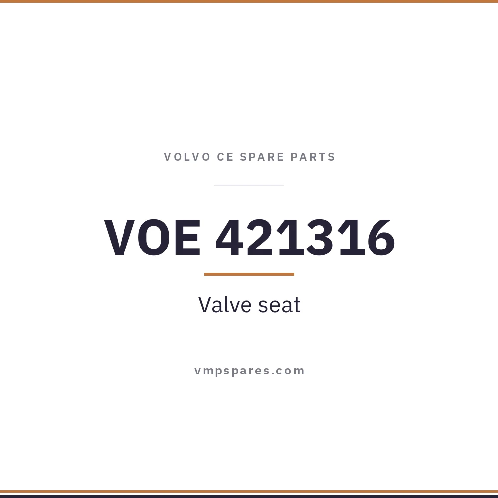 VOE 421316 – Valve seat