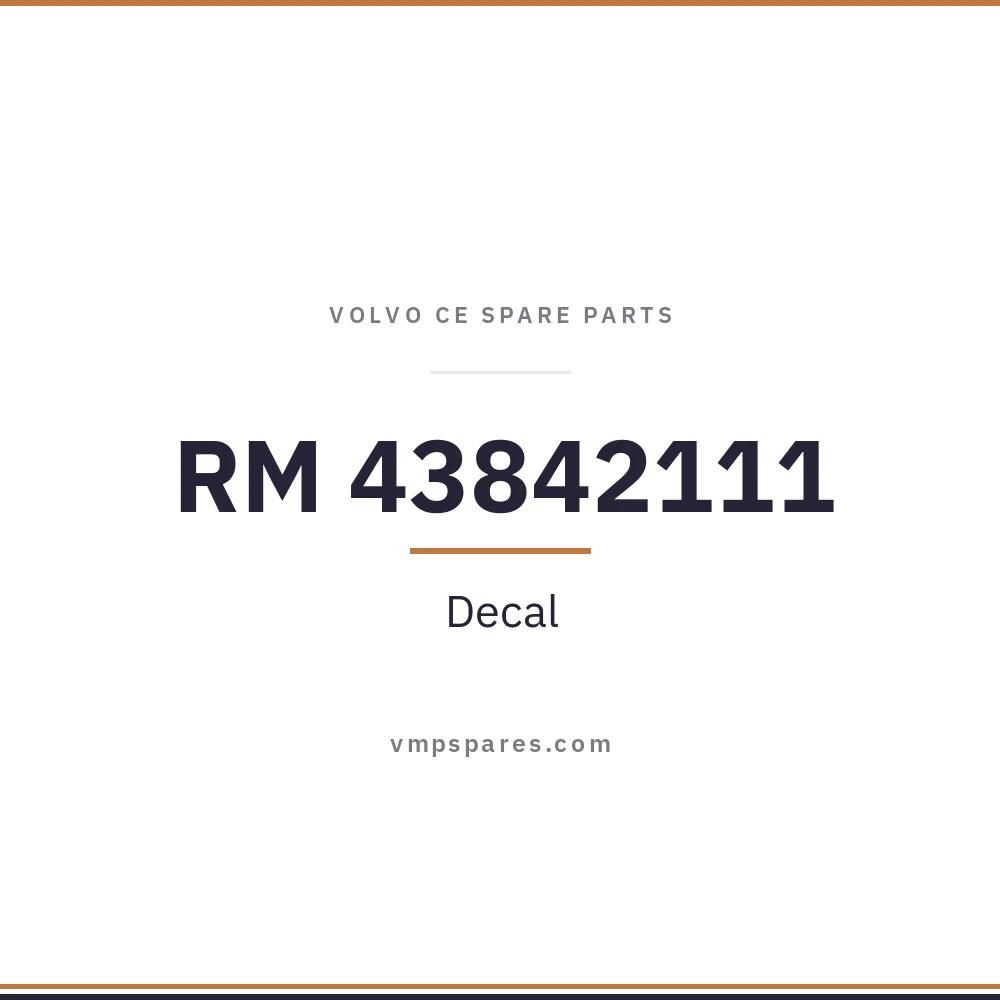 RM 43842111 – Decal