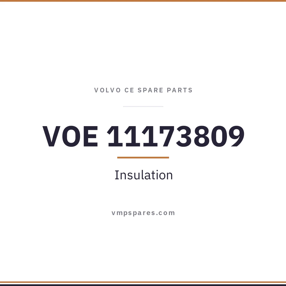 VOE 11173809 – Insulation