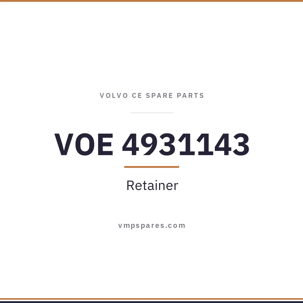 VOE 4931143 – Retainer