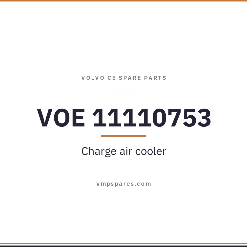 VOE 11110753 – Charge air cooler